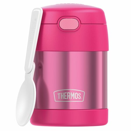 THERMOS 10-Ounce FUNtainer Vacuum-Insulated Stainless Steel Food Jar Pink F3100PK6